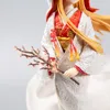 25 cm Anime giapponese F:NEX Sword Art Online Alicization Asuna Shiromuku Action PVC Figure Toy Sexy Girl Collezione per adulti Modello X0526