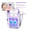 Ultrasonic Microcurrent Oxygen Jet LED Skin Scrubber Hot Cold Facial Beauty Machine