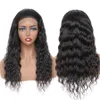 38 40 Human Remy Hair Full Lace Closure Front Paryker för Svarta Kvinnor Rak Kropp Djup Vattenvåg Kinky Curly With Frontal Glueless Wig Brazilian Virgin Hairs 10A Grade