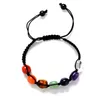 Bracelets en pierre naturelle femmes hommes 7 perles de Chakra Bracelets Bracelet d'énergie de Yoga perles de pierre de santé des femmes bijoux cadeau