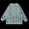Mäns Hoodies Sweatshirts Fashion Höst Mens Sportkläder Grafiska Kläder CrewNeck Man Harajuku Tonåringar Oversized Pullovers Par Z288