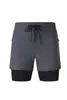 Été Double sport hommes Shorts course en plein air Fitness basket-ball escalade tissé décontracté courageux personne vêtements de sport