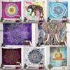 150 * 130 cm Czeski Gobelin Mandala Ręczniki plażowe Koc Hippie Throw Yoga Mata Ręcznik Indyjski Poliester Wall Decor Design 40 Design Das404