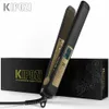 Kipozi Straightener Professional Tool LCD Display 2 em 1 Ferro de Ferro Dual Tensão Ajustamento Temperatura Encrespador de Cabelo