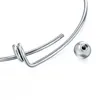 5PCS Multi Storlek Mode Tråd Kopparmetall Expanderbar Justerbar Blank Wire Charms Armband Bangle för DIY Smycken Q0719