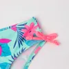 Bikinis con estampado de estilo bohemio para niñas, traje de baño Falbala para niñas, traje de baño de verano para niños, bikini Infantil, traje de baño A250