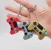 Key Chain for Men and Women Cartoon Gamepad Model Keyring PVC Flexible Glue Material Fashion Mixed Color Car Bag Keychain Charm Pendant Buckle Jewelry