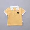 2020 Été Vêtements pour enfants Garçons Nouveaux costumes Garçons Polo T-shirt + Shorts Enfants Deux pièces Ensemble Enfant Casual Bébé Crocodile Imprimer Ensembles 731 S2