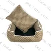 Merk Honden Bedden Benodigdheden Letter Print Huisdieren Kennel Bed Winter Warm Hondenkennels Pennen Twee Kleuren