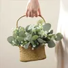 Artificial Flowers Eucalyptus Berry Fruits Plant Branch Garden Decorations Wedding Decor