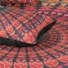 Sängkläder set bohemia sovset komplett dubbelsäng linnor bomull vinter Nordica täcker tryck rosa sängkläder hemtextiler soffa 3d