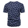 2021 nouveauté été t-shirt pour hommes Slim Stretch t-shirt à manches courtes imprimé t-shirt haut (taille eu)