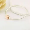 rose gold und silber pandora-armband