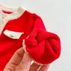 Maglieria per neonato Completo per bambina Giacca a maniche lunghe in cardigan Set di vestiti per neonato Set body in maglia 0-3 anni (venduto separatamente) 210413