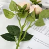 Newartificial rosas flores 3 cabeças seda diy rosas flor para festas de escritório em casa nupcial e decoração de casamento ccd13020