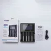 XTAR VC4S VC4 Battery Charger QC30 Fast Charging MAX 3A 1A 36V 37V 12V AAA AA 18650 Batterys Chargers3564263