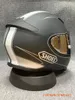 Casques de moto ABS de haute qualité Shoei Z7 Dumb Noir et Blanc Personnalité Casque Quatre Saisons Hommes Femmes Full5223343