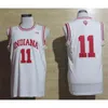 NCAA Indiana Hoosiers Baskettröjor Stitched College 4 Victor Oladipo 11 Isiah Thomas 40 Cody Zeller Shirt Jersey Röd Vit Custom XS-6XL Man Barn Ungdom Pojkar