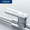 LEDEME Kitchen Faucet Modern Single Handle Mixer Sink Tap and Cold Water Deck Mounted Chrome Kitchen Faucets Taps L4066 211108