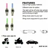 Lumières de voiture 1pairs Multi Color LED Neon Bike Wheel Tire Light Tire Valve Dust Cap Core Spoke L pour Auto Bicycle Motorcycles3072892