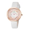 Marque de luxe Cagarny Quartz Watch pour Femmes Fashion Mode Montres Rose Gold Case Vogue Cuir Brillant Cristal Reloj Mujer
