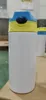 12oz Sublimation RAKA Sippy Cups Vattenflaska för barn med flip på toppen Rostfritt stål nappflaska Dubbelvägg Vakuum Matning Amningsflaska Drickskopp