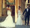 Vestido De Noiva New Style Church Bridal Gown Mermaid White Appliques Strapless Wedding Dresses With Lace Up