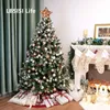 6ft 1000 tak automatische kerstboom met dennenappels Premium kunstmatige PVC kunst navidad xmas decoratie 211018