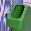 Other Bird Supplies Inside Outside Splash-Proof Pet Parrot Food Bowl Trough Cage Hanging Water Tray Box Bathing Tub Accessories