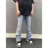 Eukaaru 남자 Streetwear Baggy 청바지 바지 크로스 힙합 망 느슨한 청바지 바지 여성 대형 남자 친구 데님 211220