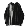 Tie Dye Trójniki Kobiety Oversized Streetwear Z Długim Rękawem Wiosna Moda T Shirt Mujer Casual O-Neck Topy Kobiet Ulicy Ubrania 210417