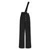 Summer High Waist Single Breasted Full Length Gray And Black Color Tipe Pants Female Trousers 1W910 210421