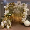 30x30 cm 3D väggklistermärken kristall pneumatiska paljetter 3d konst väggpanel spegel väggduk färg bröllop födelsedag fest dekor varumärke x0174t