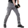 Casual Cargo Pants Multi Pockets Men Outdoor Hiking Trousers Male Jogger Elastic Combat Plus Size