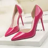 ドレスシューズMariahzheng Sexy Ol ProfessionalWomen's High Heels Fashion Stileetto Heel Sluelow Moutn Pointed Side Zwm