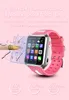 Sim Card 4G Video Call Smart Watches Phone 1G+8G Memory CPU GPS WiFi Pink Children Gift App Installera Bluetooth Camera Android Safe Smartwatch