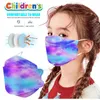 2022 KN95 Barn ansikte Masker Skyddande Engångsutskrift Gradient Heart Anti-Dust Anti-Fog Bekväm Fisk Willow Shaped Kid Facemasks
