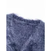 女性ソルフフフセクシーカーディガンウィンターファッションレディースフルスリーブボタン暖かいセータービンテージ女性クラブスタイル210521