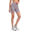 L09 Yoga Shorts Highrise Nake Känner mig ingen elastisk tät byxa Leggings Womens Sports Trousers Atheltic Outfits SportsWe4091482