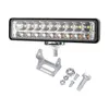 18 LED Car Truck Work Light 54W Torcia di emergenza impermeabile Giallo e bianco Doppio colore Fendinebbia Luci di guida 12-24V