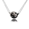 Mode Animal Pendentif Noir Blanc Chat Couture Collier Simple Amitié Cadeau Coeur Forme Or Blanc Mignon Couple Bijoux Colliers