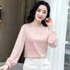 Silk Shirt Women's Long Sleeve Elegant Satin Blouse Fashion Foreign Style Loose Mulberry Silk Tops Feminina Plus Size Tops 13039 210528