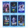 Tarot Cartões 78 Plataforma Full Color Deck Oracles Game Board Toy Popular para iniciantes Set Divinate Requintado SaleyV5P