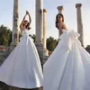 Elihav Sasson 2021 Uma linha cetim vestidos de noiva vestidos de nupcial designer sem alças sem alças varredura Vestidos de Novia