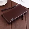 Original marque hommes portefeuille affaires rayé pochette en cuir sac à main pour homme mode homme porte-carte avec fermeture éclair téléphone Bag274L