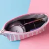 Schoonheid cosmetische make-up tas organizer rits handtas reizen toilettoilet waterdichte behuizing pouch beige zwart blauw paars