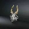 Fashion Animal Ring Punk Skull Deer Head Ring for Men's Jewelry Gift G1125