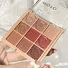 아이 섀도우 9colors Shimmer 아이 섀도우 팔레트 반짝이 긴 지속적인 형광펜 색소 매트 방수 뷰티 메이크업 팔레트