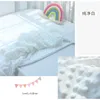 2024 Ensembles de literie Lit bébé Drap-housse Minky Dot Born Housse de matelas en coton avec élastique Permet une taille personnalisée Couvre-lit pour enfants Meilleure qualité