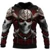 Mannen Hoodies Sweatshirts Sweatshirt 3D Print Horror Schedel Streetwear Harajuku Trui Hip Hop Jas Mannen Vrouwen Trainingspak Oversized Hoodi